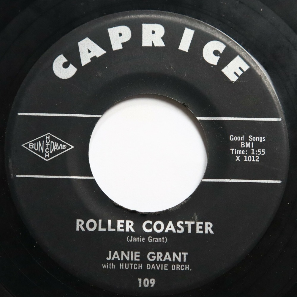 JANIE GRANT - ROLLER COASTER / ROMEO - ROCK 45